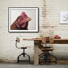 Load image into Gallery viewer, Hen - Painting - Poster - Wall art - Canvas Print - Fine Art - from original oil painting by James Coates