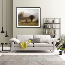 Load image into Gallery viewer, Man in field - Painting - Poster - Wall art - Canvas Print - Fine Art - from original oil painting by James Coates