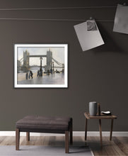 Load image into Gallery viewer, London Bridge Painting, Wall art , Canvas Print, Fine Art - from original oil painting by James Coates