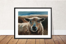 Load image into Gallery viewer, Sheep Painting, Sheep Poster, sheep Wall art, sheep Canvas Print, sheep Fine Art - from original oil painting by James Coates