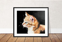 Load image into Gallery viewer, Cat Painting , cat Poster, Wall art, Canvas Print, Fine Art - from original oil painting by James Coates