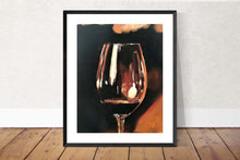 Load image into Gallery viewer, Wine glass Painting ,Still life art, Canvas and Paper Prints, Fine Art from original oil painting by James Coates