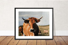 Load image into Gallery viewer, Cow Painting, Cow art, Cow Print ,Fine Art ,from original oil painting by James Coates
