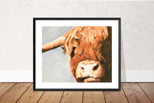 Load image into Gallery viewer, Cow Painting ,Cow art, Cow Print ,Fine Art - from original oil painting by James Coates