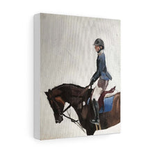 Load image into Gallery viewer, Horse riding Painting, horse Poster, horse Wall art, Canvas Print , Fine Art - from original oil painting by James Coates
