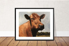 Load image into Gallery viewer, Cow Painting, Cow art, Cow Print ,Fine Art ,from original oil painting by James Coates