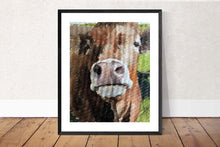 Load image into Gallery viewer, Cows Painting, Cow art, Cow Print, Fine Art - from original oil painting by James Coates