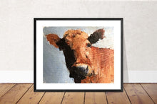 Load image into Gallery viewer, Cow Painting, Cow art, Cow Print ,Fine Art ,from original oil painting by James Coates