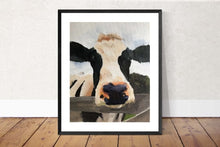 Load image into Gallery viewer, Cow Painting, Print, Canvas, Poster, Originals commissions, Wall art, Fine Art - from original oil painting by James Coates