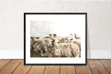 Load image into Gallery viewer, Sheep Painting, poster, Canvas Print, Fine Art - from original oil painting by James Coates