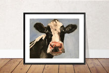 Load image into Gallery viewer, Cow Painting, Prints, Canvas, Posters, originals, Commissions, Fine Art - from original oil painting by James Coates
