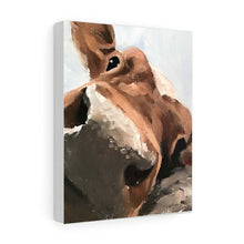 Load image into Gallery viewer, Nosey Cow Painting, Prints, Canvas, Posters, Originals, Commissions, Fine Art from original oil painting by James Coates