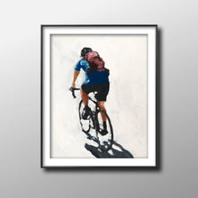 Load image into Gallery viewer, Cycling painting, Prints, Canvas, Posters, Originals, Commissions - Fine Art - from original oil painting by James Coates
