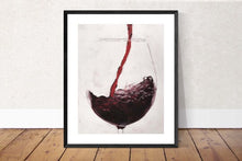 Load image into Gallery viewer, Red Wine Painting, Prints, Canvas, Posters, Originals, Commissions, Fine Art from original oil painting by James Coates