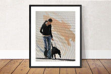 Load image into Gallery viewer, Woman and dog Painting, Prints, Originals, Commissions, Fine Art - from original oil painting by James Coates