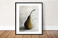 Load image into Gallery viewer, Pear Painting, PRINTS, Canvas, Posters, Originals, Commissions - Fine Art from original oil painting by James Coates