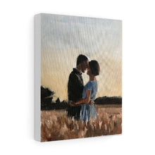 Load image into Gallery viewer, Couple in field Painting, PRINTS, Canvas, Poster, Commissions, Fine Art - from original oil painting by James Coates