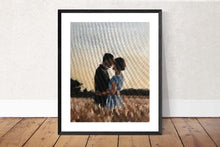 Load image into Gallery viewer, Couple in field Painting, PRINTS, Canvas, Poster, Commissions, Fine Art - from original oil painting by James Coates