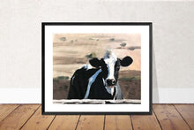 Load image into Gallery viewer, Cow Painting,PRINT, Canvas, Commissions , Cow art, ,Fine Art ,from original oil painting by James Coates