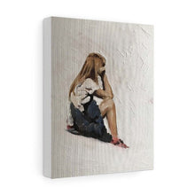 Load image into Gallery viewer, Girl Thinking Painting, Prints, Poster, Canvas, Originals, Commissions - Fine Art - from original oil painting by James Coates