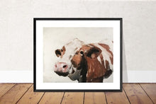 Load image into Gallery viewer, Cow Painting, PRINTS, Cow art, Canvas, Fine Art - from original oil painting by James Coates