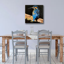 Load image into Gallery viewer, The Mighty Kingfisher- Canvas Wall Art Print