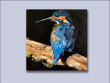 Load image into Gallery viewer, The Mighty Kingfisher- Canvas Wall Art Print