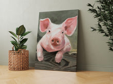 Load image into Gallery viewer, This Little Piggy - A2 Canvas Print