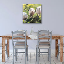Load image into Gallery viewer, We Three Sheep- Canvas Wall Art Print