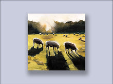 Load image into Gallery viewer, Sheep at Sunset - Canvas Wall Art Print