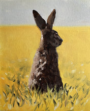 Load image into Gallery viewer, Hare in Field - A2 Canvas Print

