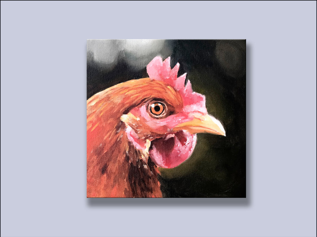 Hen - Canvas Wall Art Print