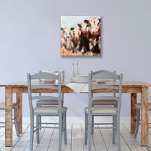 Load image into Gallery viewer, Cow Crowd - Canvas Wall Art Print
