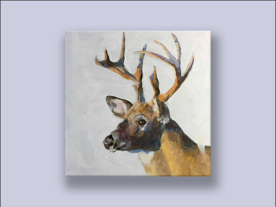 The Stag - Canvas Wall Art Print