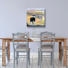 Load image into Gallery viewer, Collie Dog on Hillside - Canvas Wall Art Print
