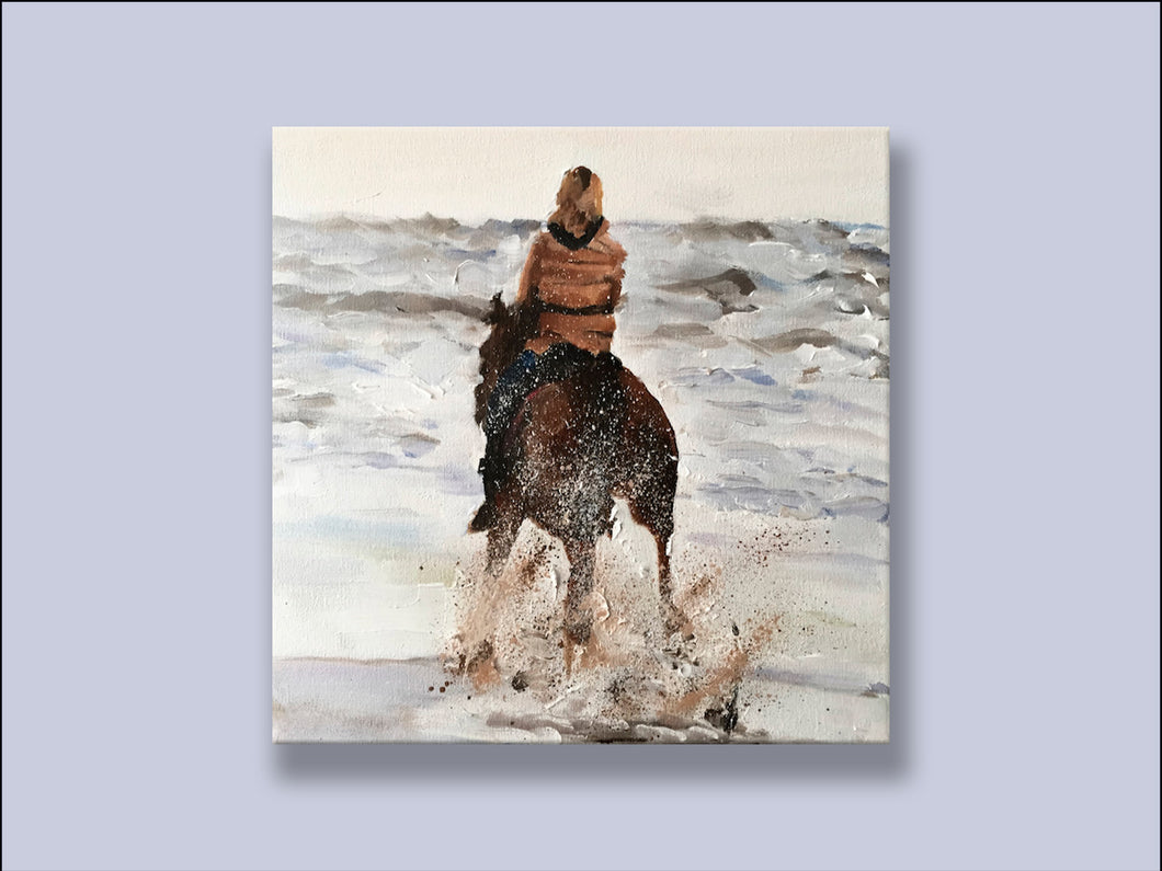 The Sea Horse- Canvas Wall Art Print