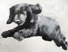 Load image into Gallery viewer, Labrador Puppy Painting  -Dog art - Dog Prints - Fine Art - from original oil painting by James Coates
