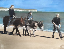 Load image into Gallery viewer, Donkey Ride Painting, Prints, Posters, Originals, Commissions, Fine Art - from original oil painting by James Coates
