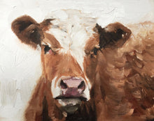 Load image into Gallery viewer, Cow Painting -Cow art - Cow Print - Fine Art - from original oil painting by James Coates
