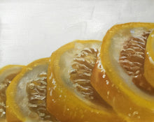 Load image into Gallery viewer, Lemons slices Painting, Poster, Prints, Originals, Commissions,  Fine Art  from original oil painting by James Coates

