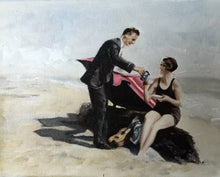 Load image into Gallery viewer, Couple - Painting - Poster - Wall art - Canvas Print - Fine Art - from original oil painting by James Coates
