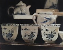 Load image into Gallery viewer, China Tea set Painting, Prints, Canvas, Posters, Originals, Commissions,  Fine Art  from original oil painting by James Coates
