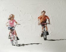 Load image into Gallery viewer, Children Painting ,family art , Prints, Originals, Fine Art - from original oil painting by James Coates

