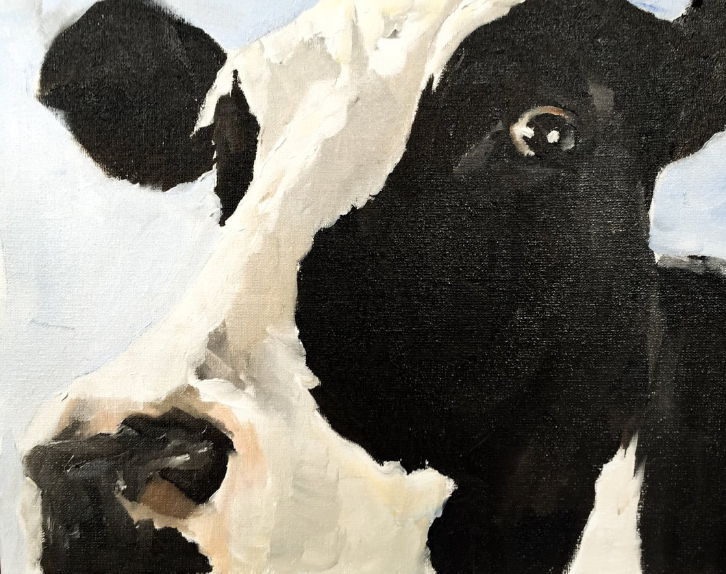 Cow Painting, PRINTS, Canvas, Posters, Originals, Commissions - Fine Art, from original oil painting by James Coates