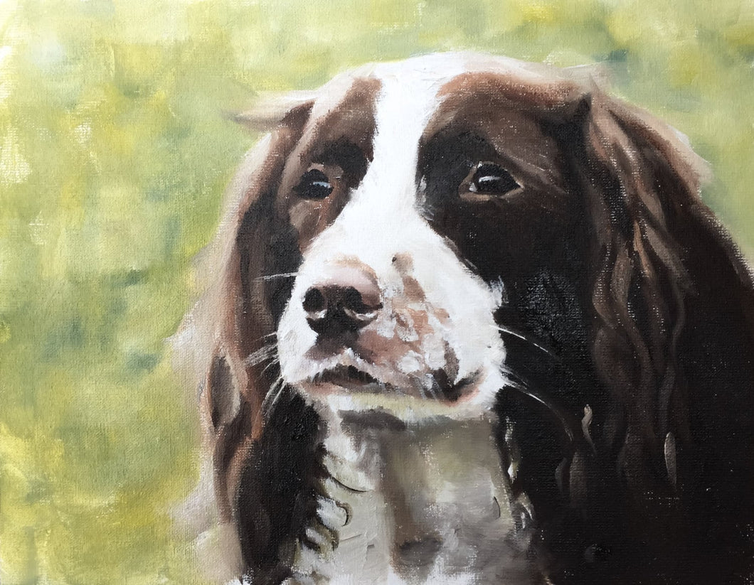 Spaniel dog Painting - Dog art - Dog Print - Fine Art - from original oil painting by James Coates