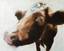 Load image into Gallery viewer, Cow Painting, Prints, Canvas, Posters, Originals, Commissions, Fine Art - from original oil painting by James Coates
