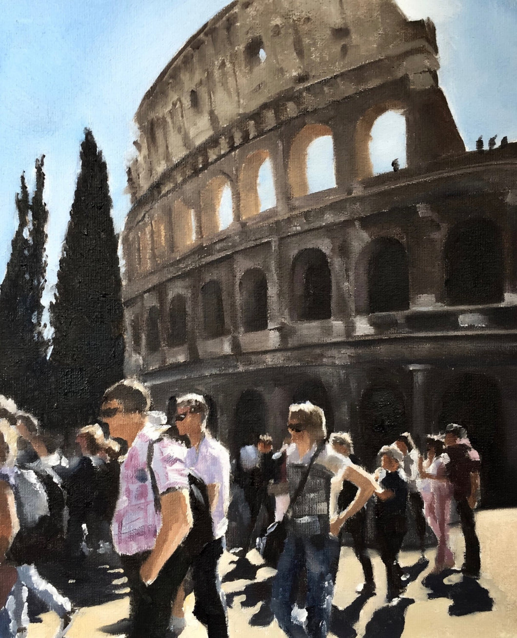 Colosseum Painting, Prints, Canvas, Posters, Originals, Commissions,  Fine Art - from original oil painting by James Coates