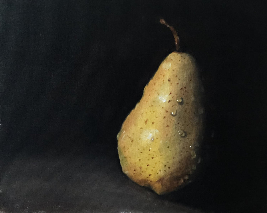 Pear Painting, PRINTS, Canvas, Posters, Originals, Commissions - Fine Art from original oil painting by James Coates