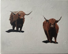 Load image into Gallery viewer, Cows Painting,Cow art ,Cow Print ,Fine Art - from original oil painting by James Coates
