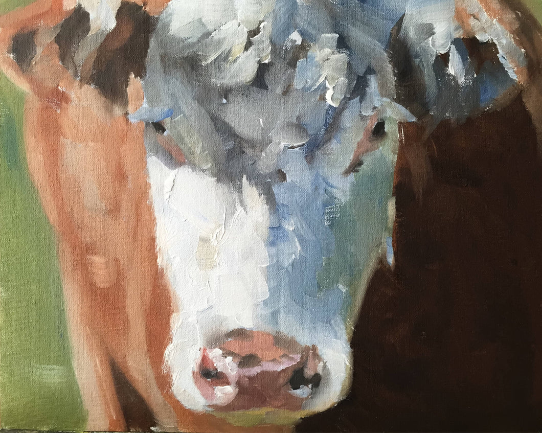 Cow Painting -Cow art - Cow Print - Fine Art - from original oil painting by James Coates